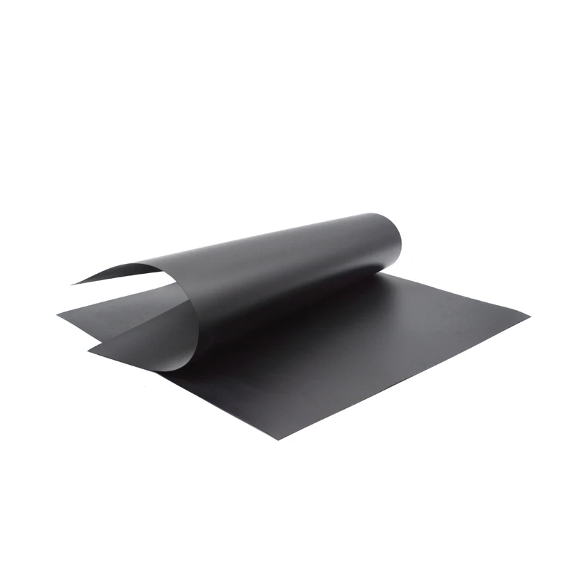 Matt Black Plastic Film 150 Micron ESD Plastic PVC Roll For Stationery