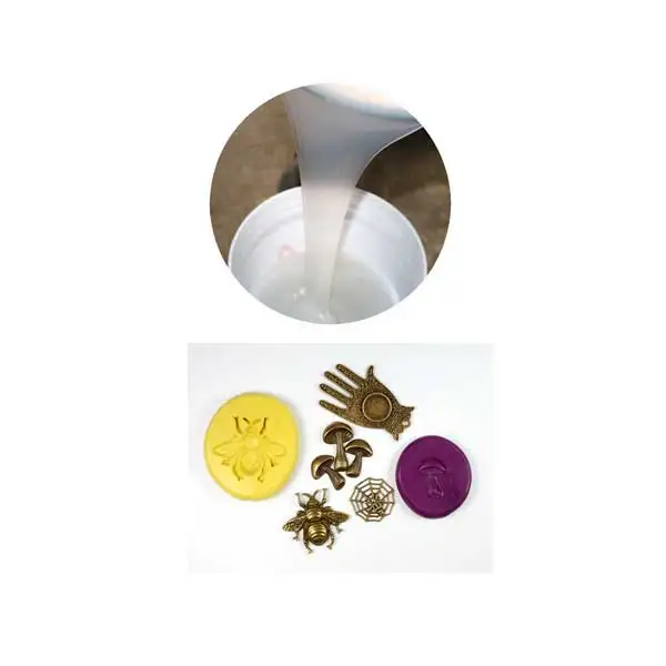 RTV-2 platinum cure silicone rubber for low melt metals moulds making