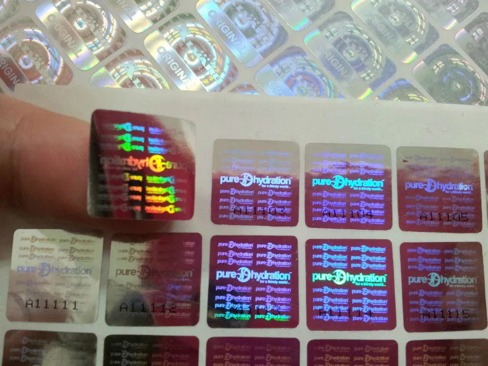 Hologram label\sticker 3D or 2D gold or silver