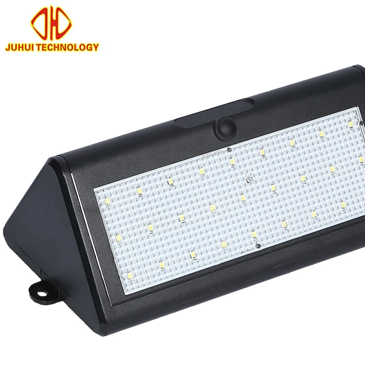 High brightness outdoor human body small motion sensor 3w solar led wall light
