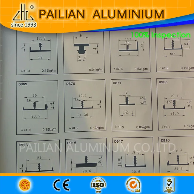 Aluminium T profile , aluminium T shape Edge binding for kitchen cabinets