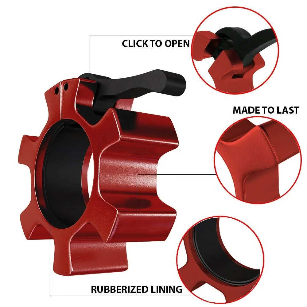 Aluminum Olym Barbell Locking Collars Clamps