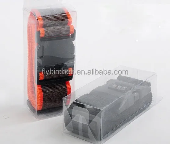 Colorful light weight simple and good quality PP Nylon Polyester Luggage belt by custom design