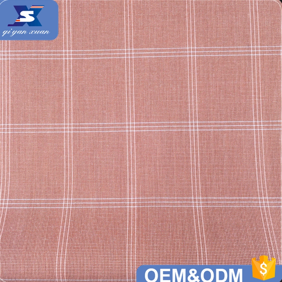 Оптовая продажа, новый клетчатый Блейзер яркого цвета для мужского костюма из полиэстера, вискозы, спандекса, поставщик текстильной компании Гуанчжоу