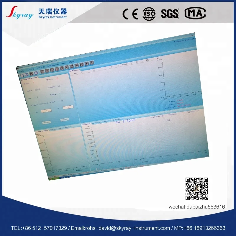 flame and graphite atomic absorption spectrometer AAS