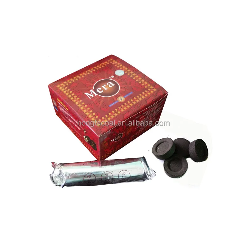 Кальян-уголь Mera, 80 таблеток [фабрика онлайн]