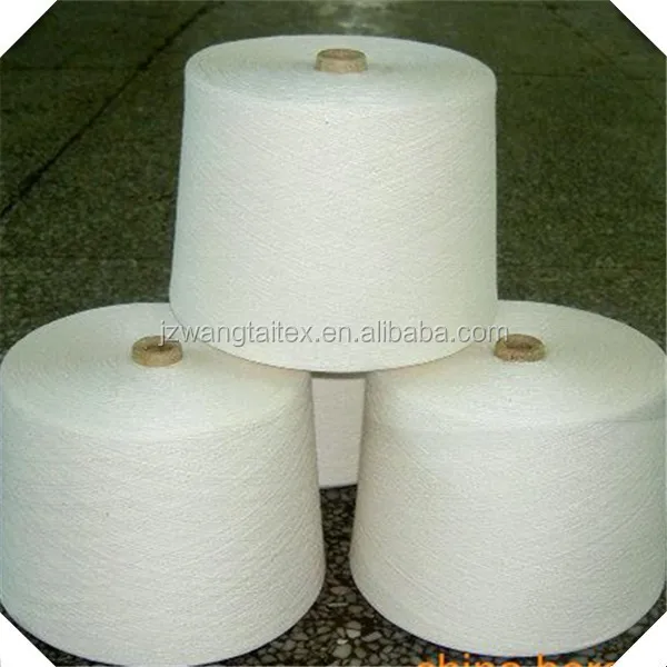 
30s/1 Single Count Polyester Spun Yarn For Weaving and Knitting Machines 