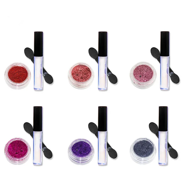 Wholesale 12 Color Waterproof Body Lip Gloss Eyeshadow Cosmetic Glitter Pigment Loose Powder Makeup