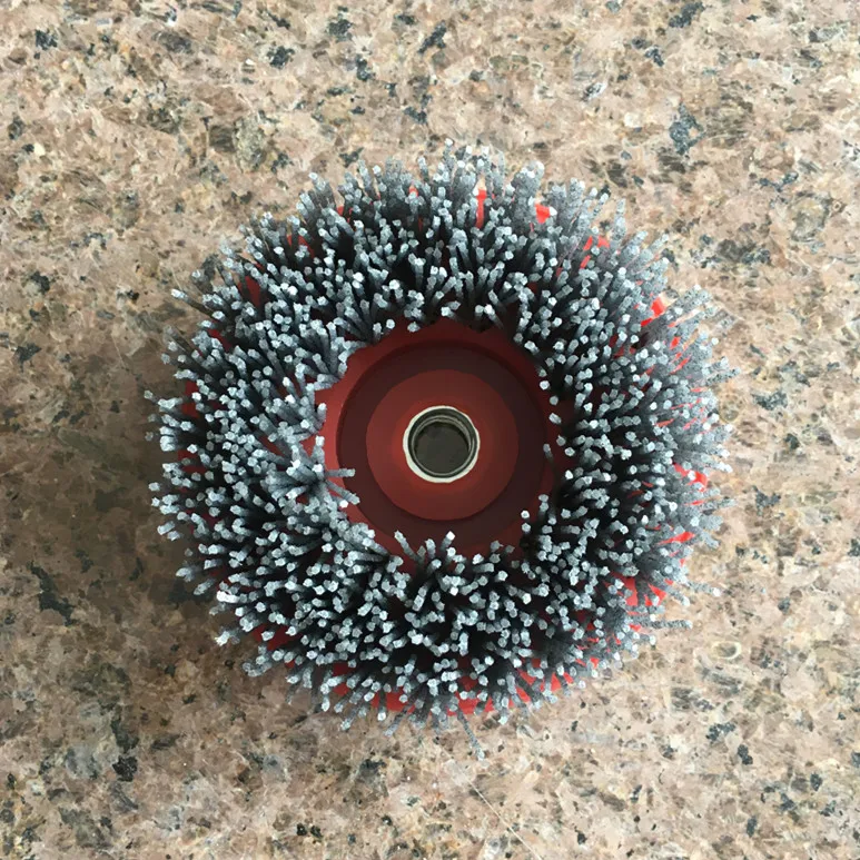 Leather Antique Polishing Brush Marble Granite Abrasive Circular Brush