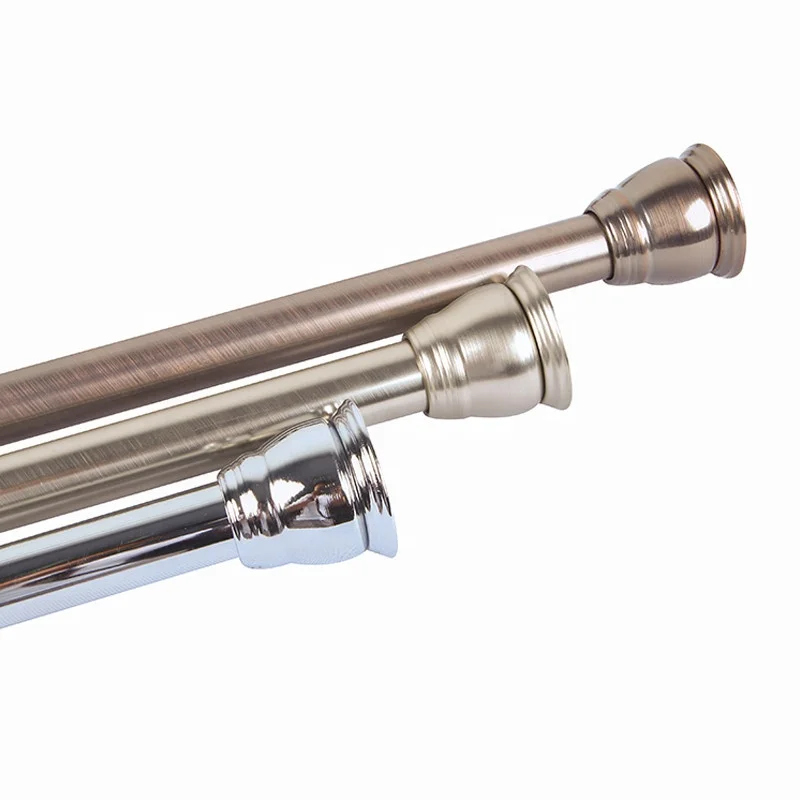 
LQ plated ORB iron shower curtain rod 