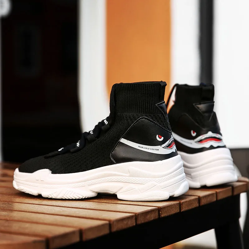 Trend Women Sneakers Causal Socks Chunky Shoes,High Top Fashion Women Sneakers Shoes Platform Female Sneakers Women