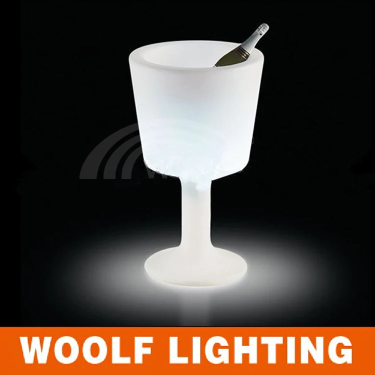 Ведро для льда шампанского со светодиодной подсветкой