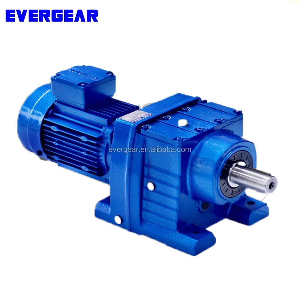 R series Inline helical gearbox, Inline helical gearbox helical gear motor