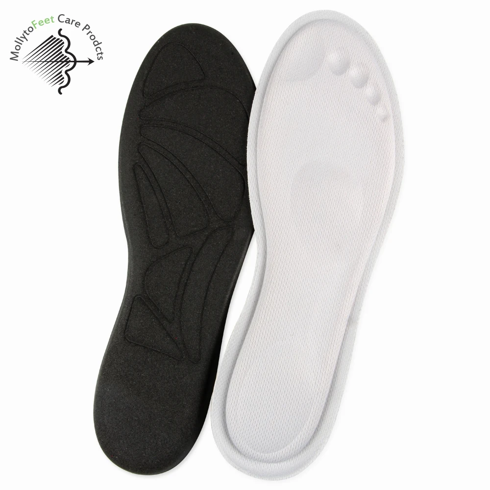 
New special style soft comfortable mesh fabric memory foam support sports foam insole 
