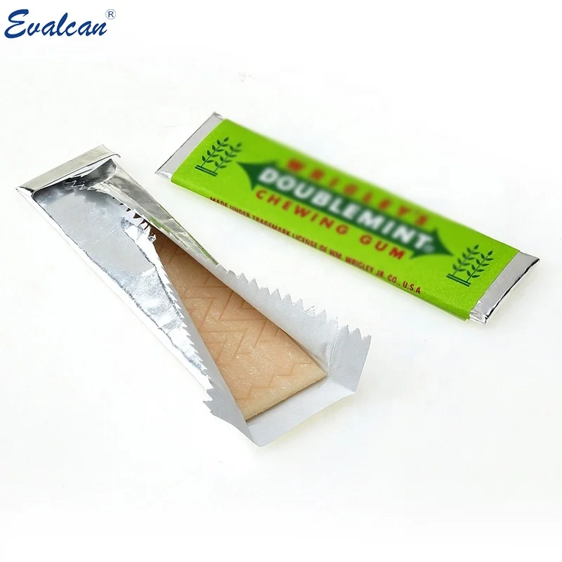 Aluminium foil paper wrapper for chewing gum packaging
