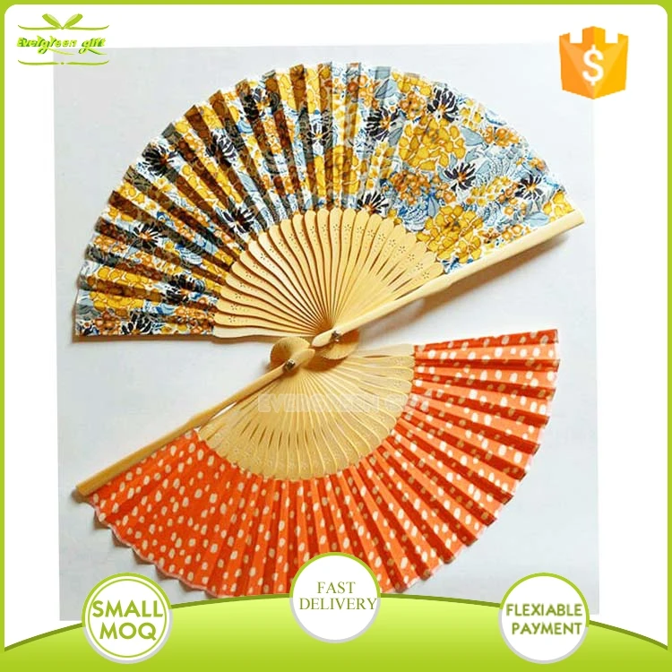 Рекламный веер из бамбуковой ткани