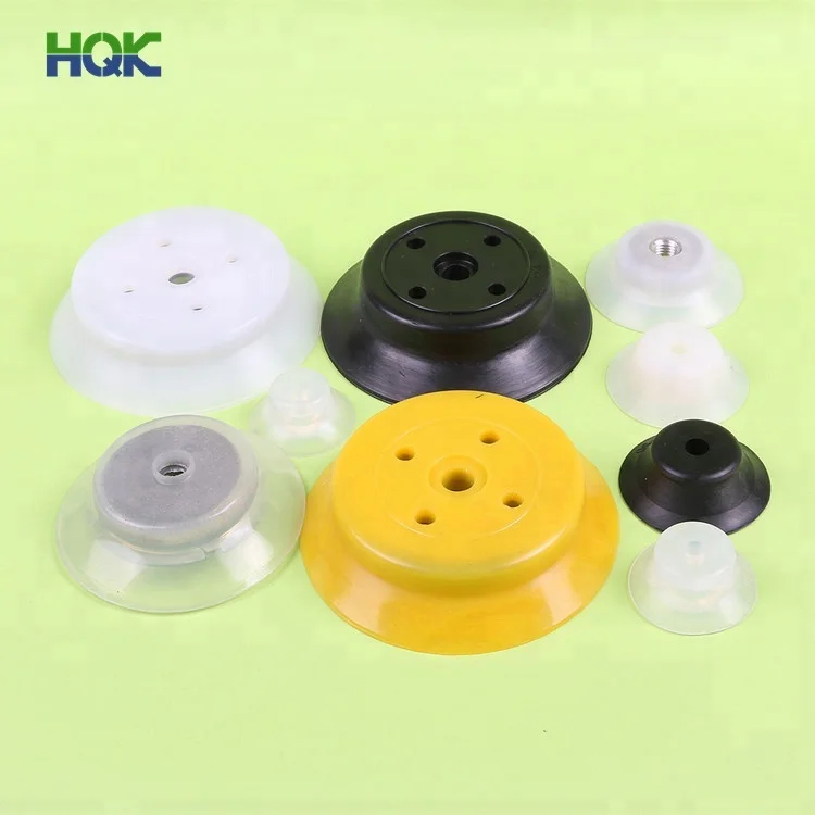 Quality product suction cup fittings glass vacuum screw silicone rubber FKM PU large suction cup