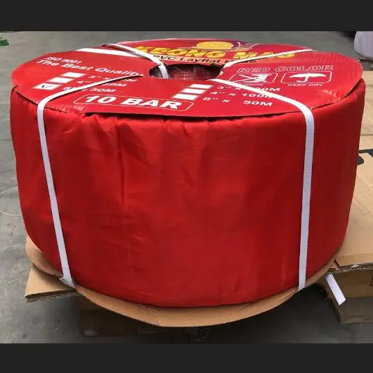 4 inch water pump flat hose,high pressure pipe ,lay flat irrigation hose