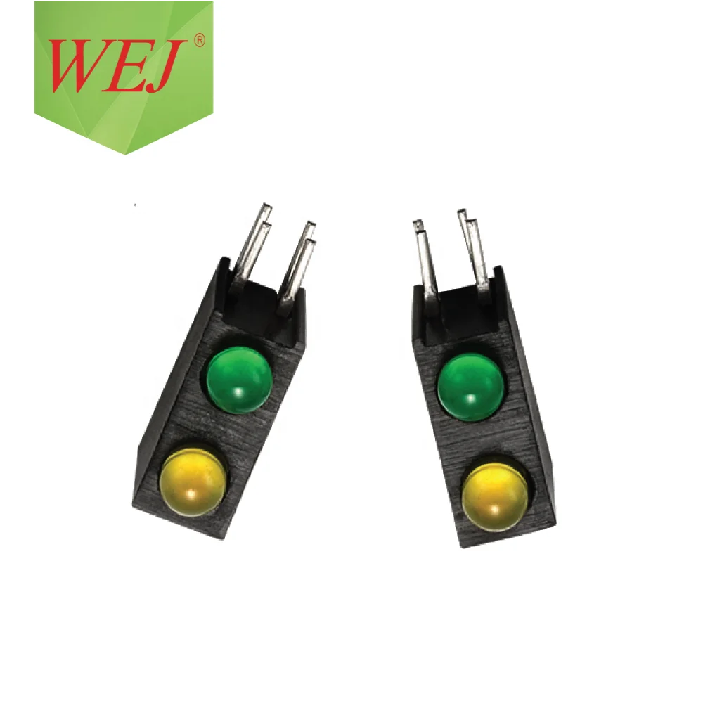 
3mm Red&Green Bi-color LED lamp holder for indicator 