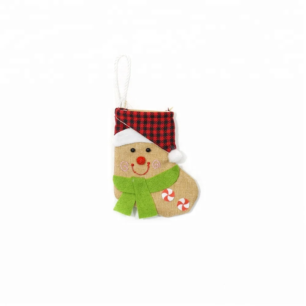 Small Socks Decorative Hanging Christmas Tree Ornament