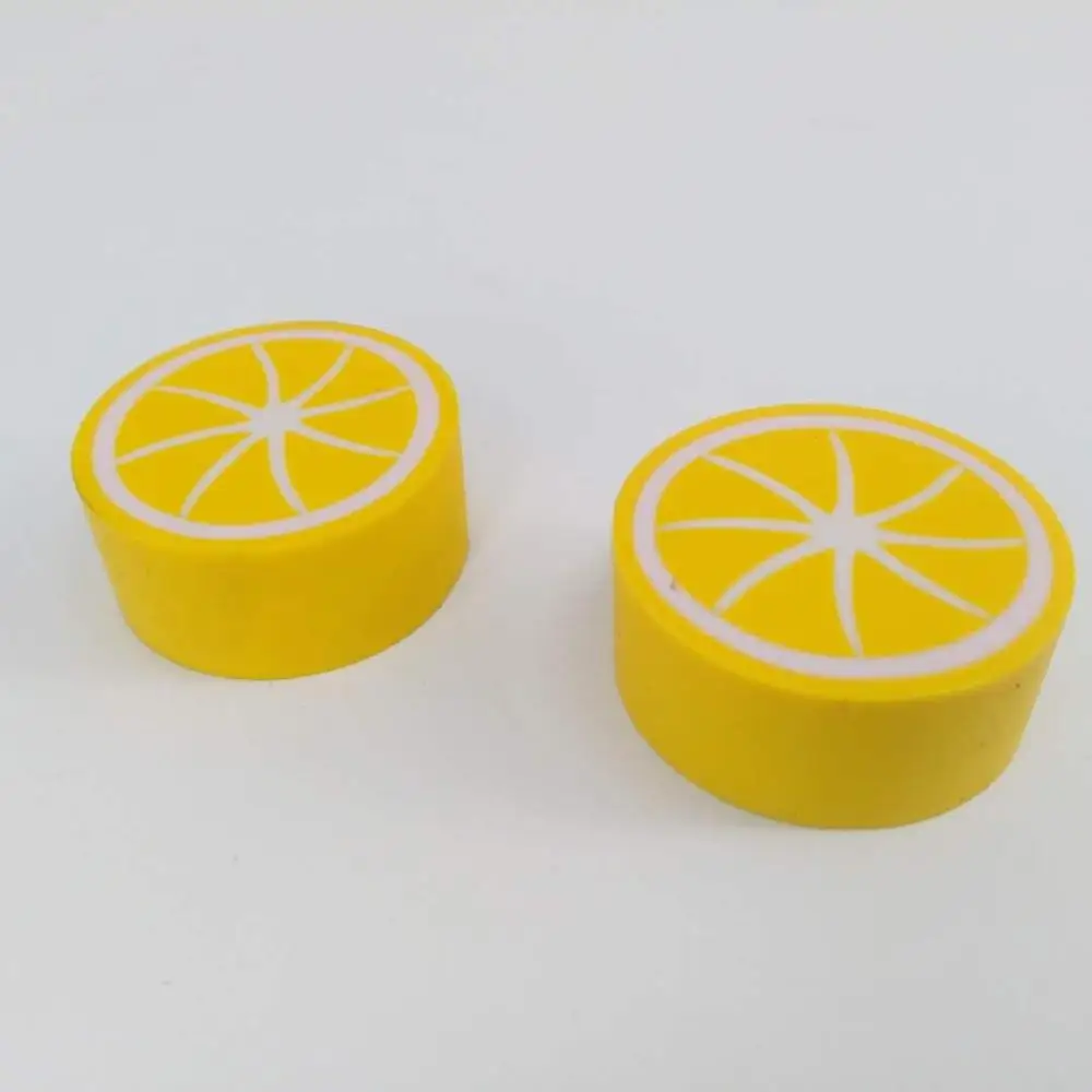 wholesale fruit shape 2D rubber  eraser for kids