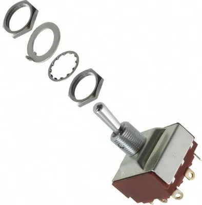 Переключатели NKK S333, переключатель 12 мм 3PDT