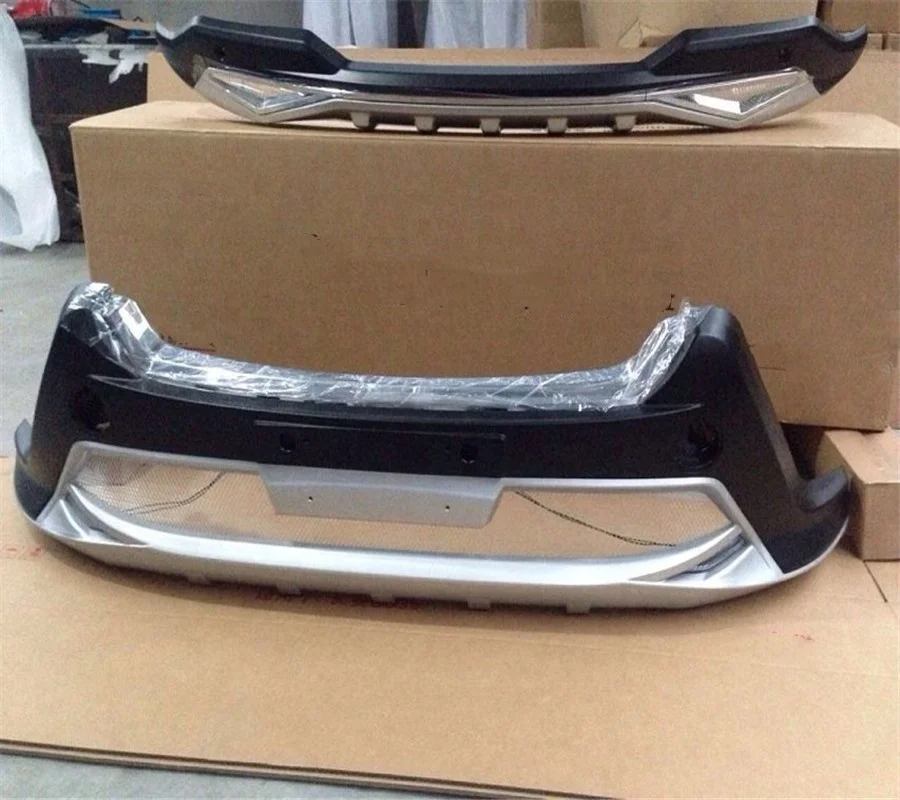 Car Accessories Auto Parts Abs material front and rear bumper guard for Toyota RAV4 2014