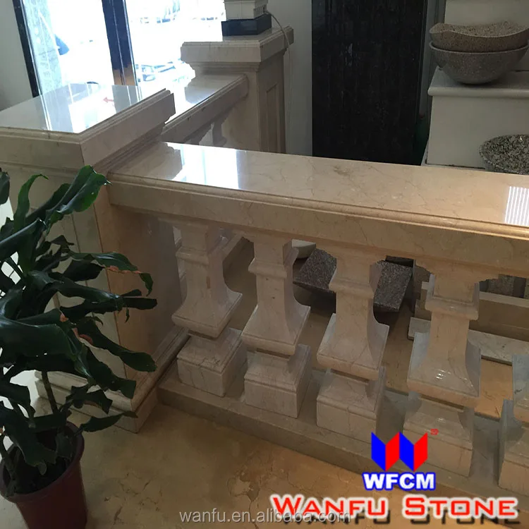 Modern Design Outside Use marble stairs pillar