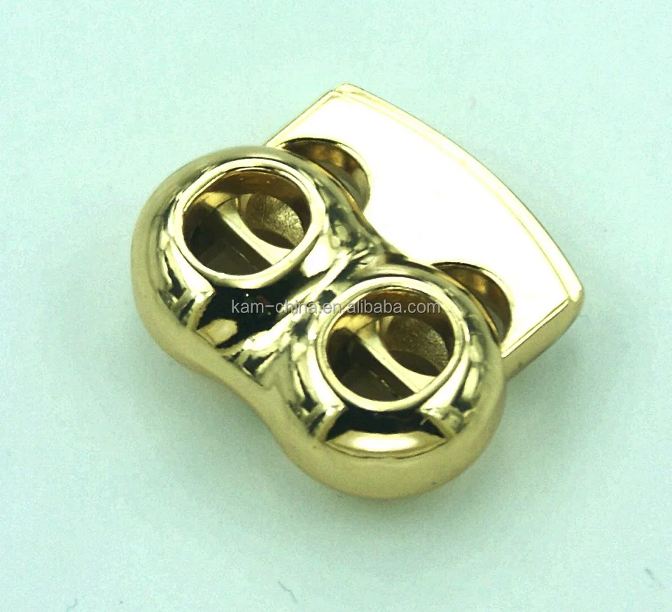 
 Металлическая пробка для одежды с высоким покрытием, аксессуары для одежды, пружинный шнурок, замок для шнура одежды, металлическая пробка модного дизайна  