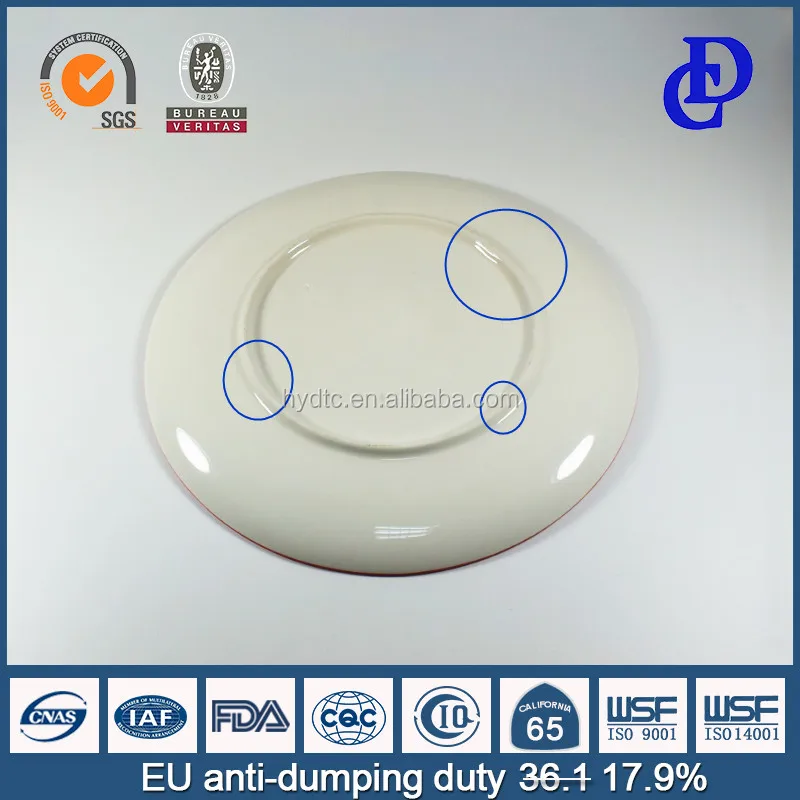 Christmas santa design sublimation ceramic plate