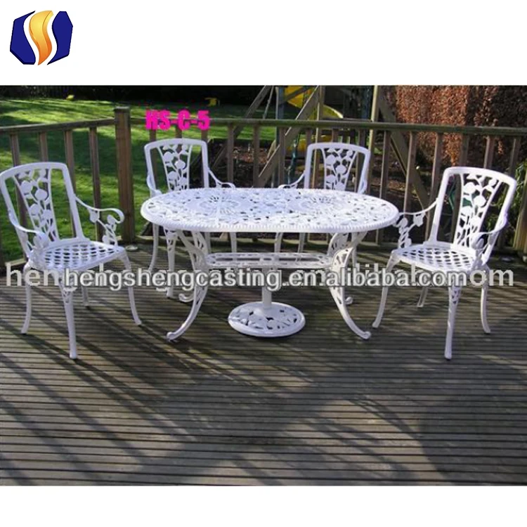 outdoor cast aluminum chairs