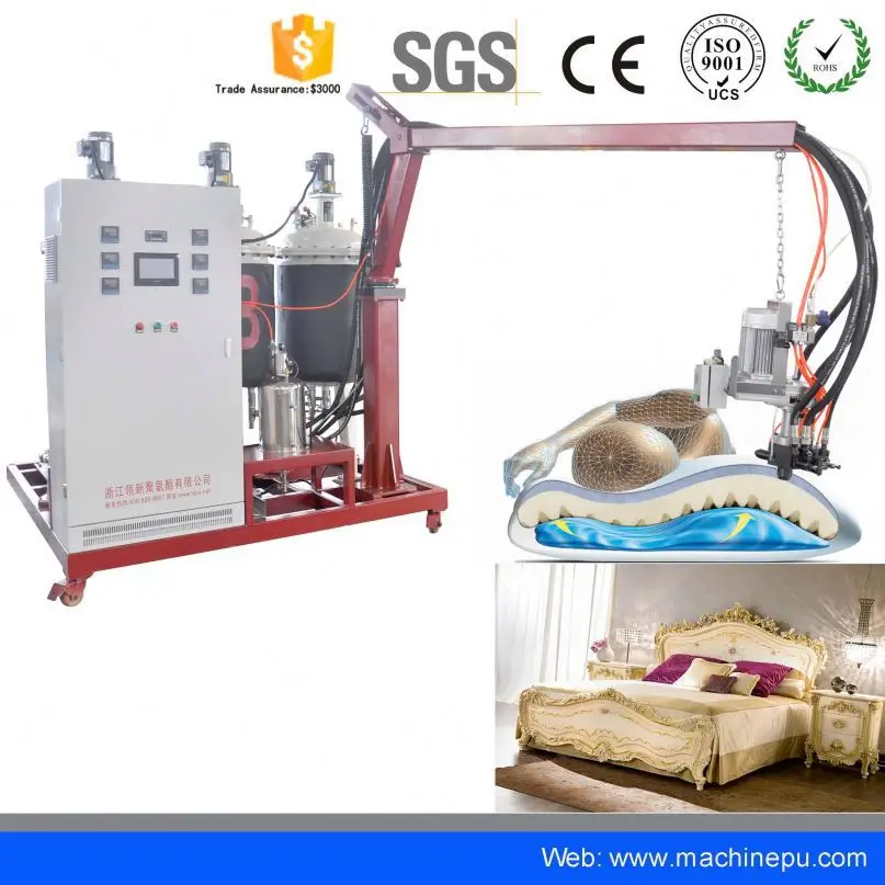 China low pressure pillow mattress making machine