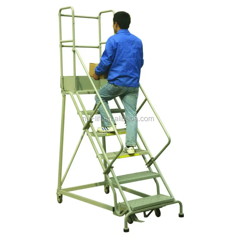 Industrial Steel Rolling Ladders RLC series
