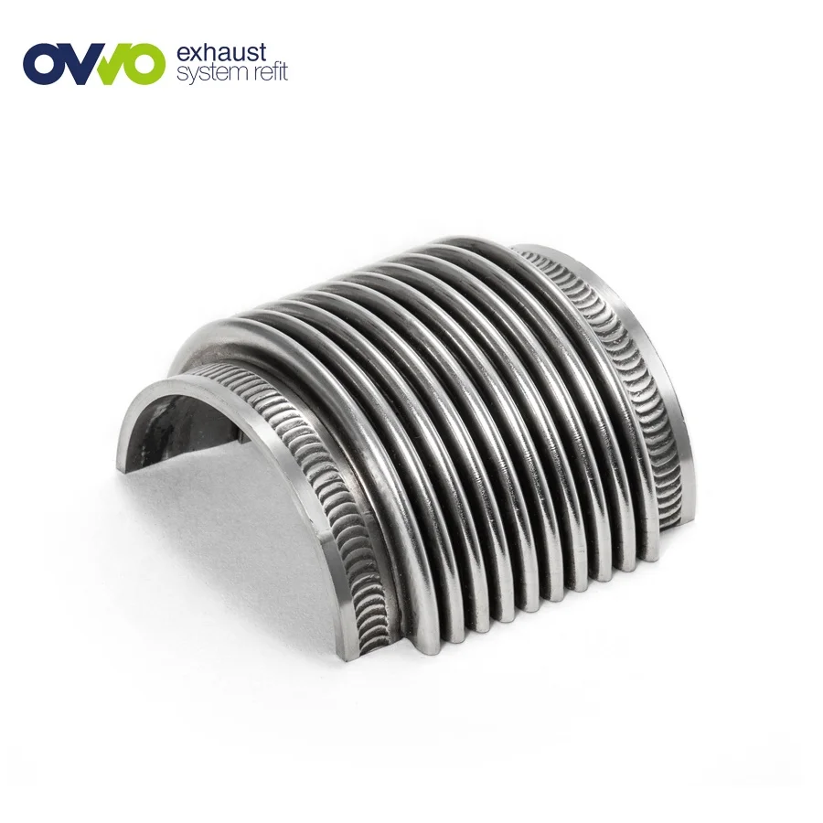 
Flanged 201 / 304 Corrugated Hose Exhaust Stainless Steel Bellows 