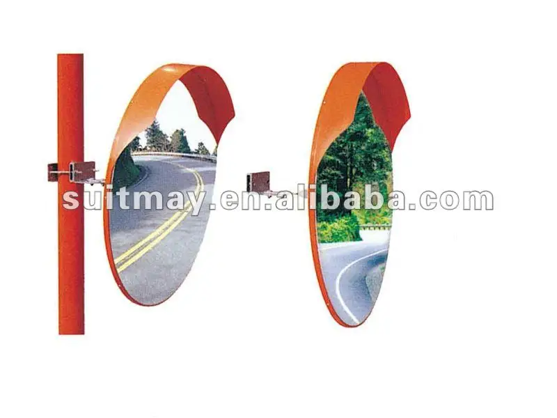PC Convex Mirror Stainless Steel Road Traffic Mirrors Acrylic Outdoor Convex Mirror