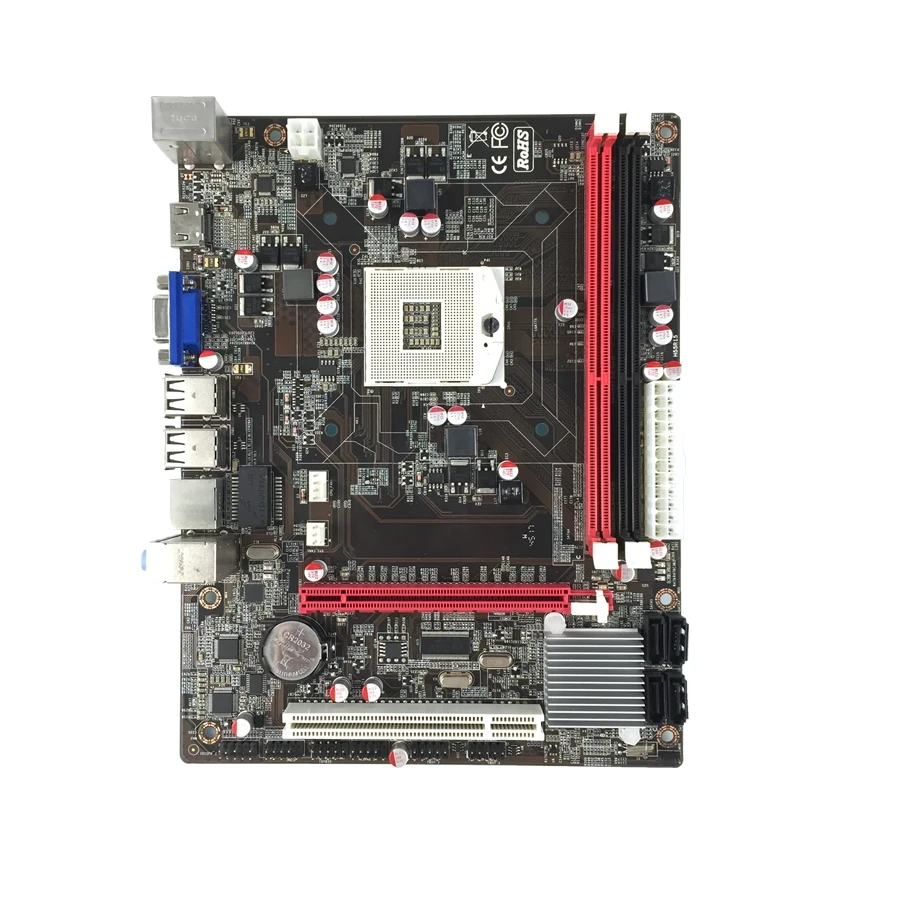 Intel HM55 +i3 +cooling fan mainboard combo pga988 for desktop motherboard