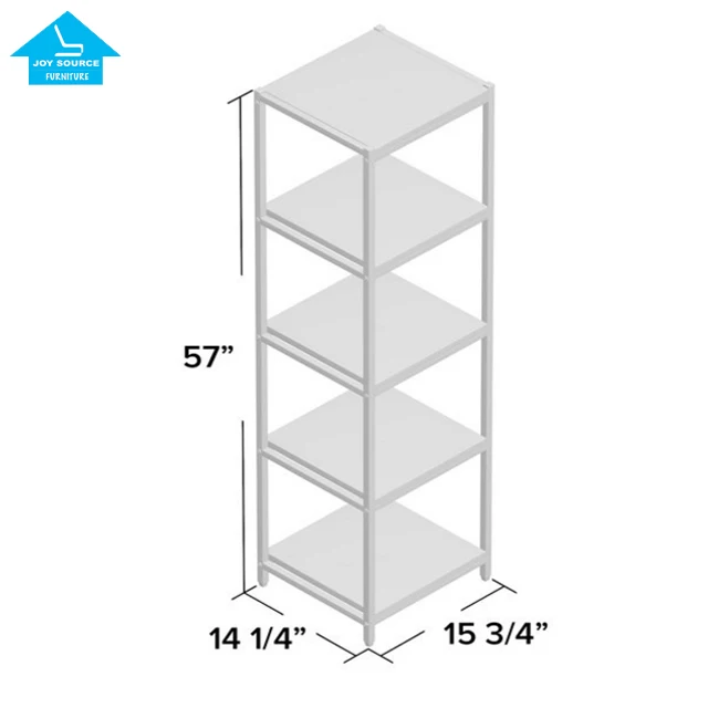 Cheap simple wood bookcase with steel shelf