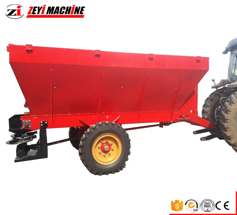 CE approved high quality tractor manure fertilizer spreaders hydraulic organic manure/fertilizer spreader