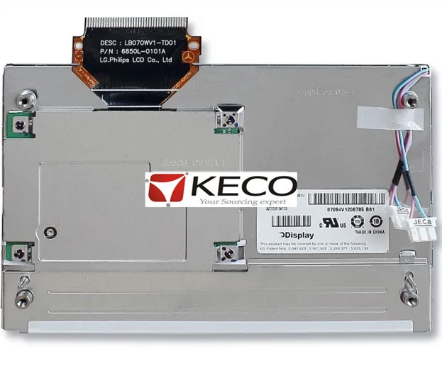 7.0 inch LCD TFT Screen Display LB070WV1-TD01 LB070WV1(TD)(01)