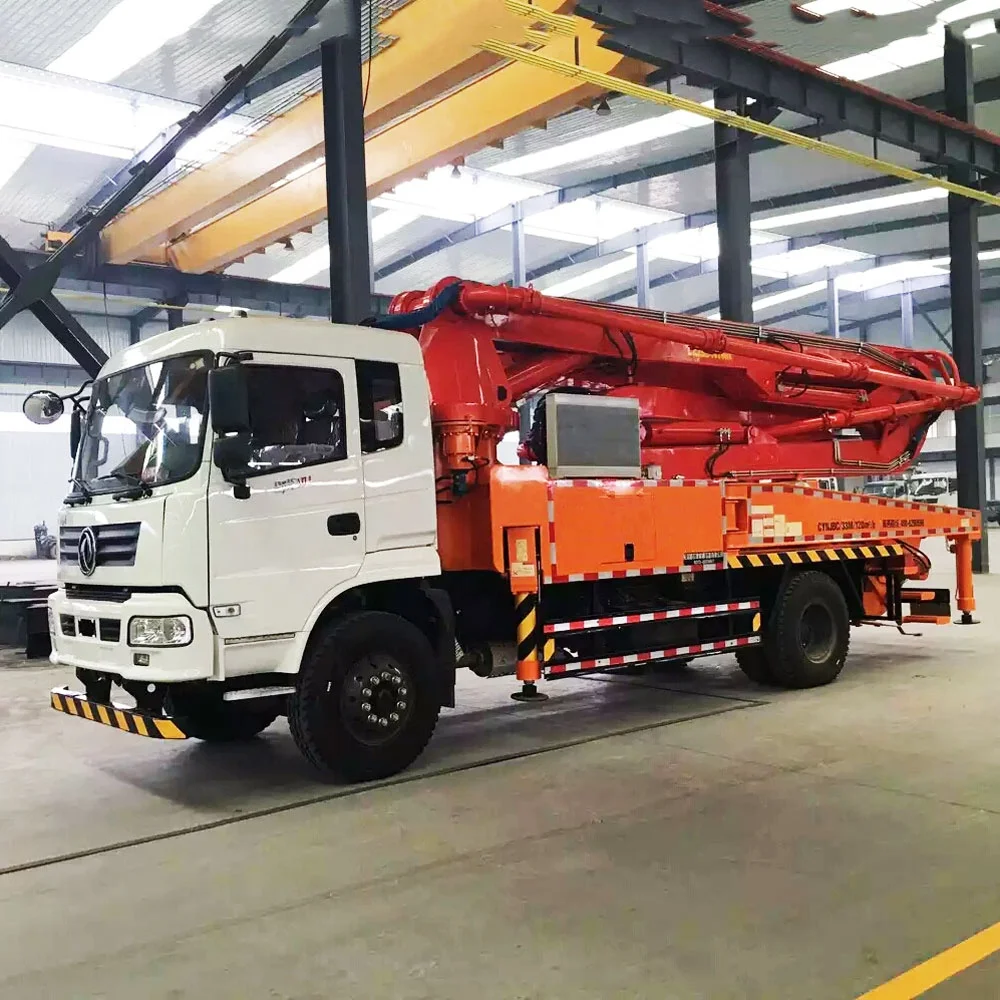 Factory price concrete pump truck dimensions Concrete cantilever pump truck truck mounted concrete pump