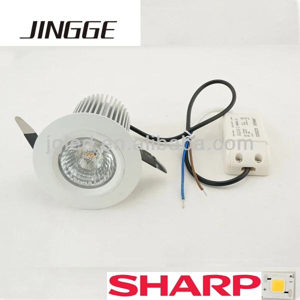 
Anti-glare Sharp COB spot Led ceiling down light 24/38 degree beam angle Dali dimmable optional CRI>82Ra 