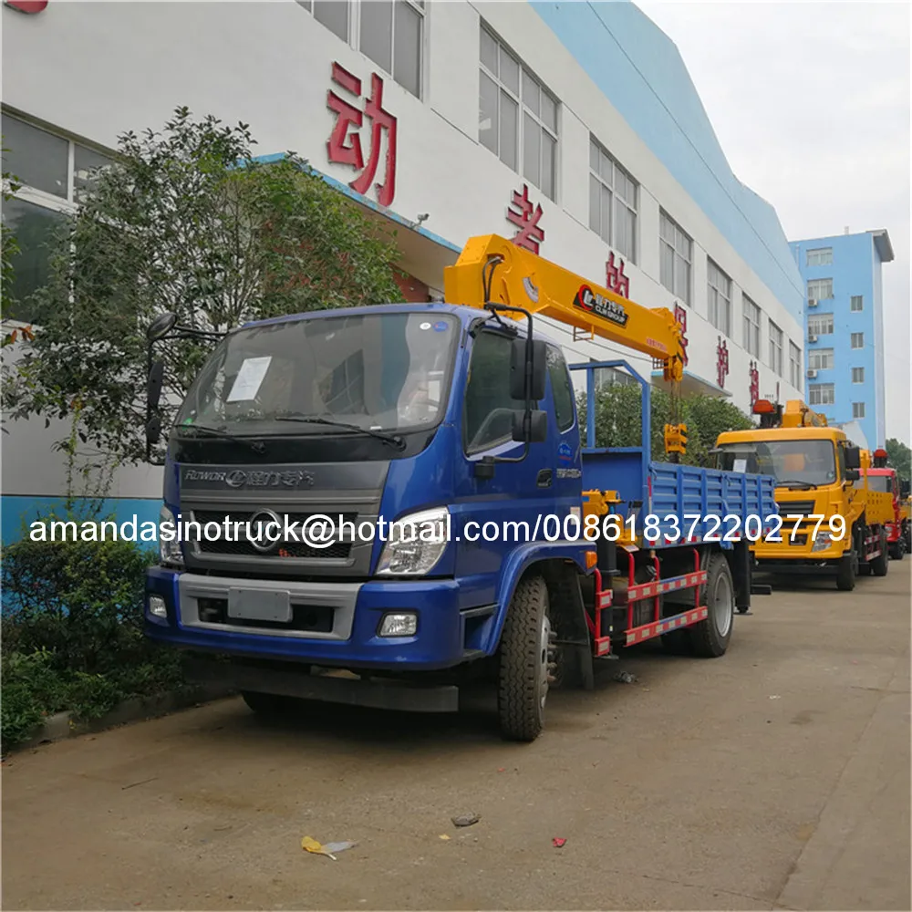 
Foton delivery truck mounted 7 ton lorry crane for sale 