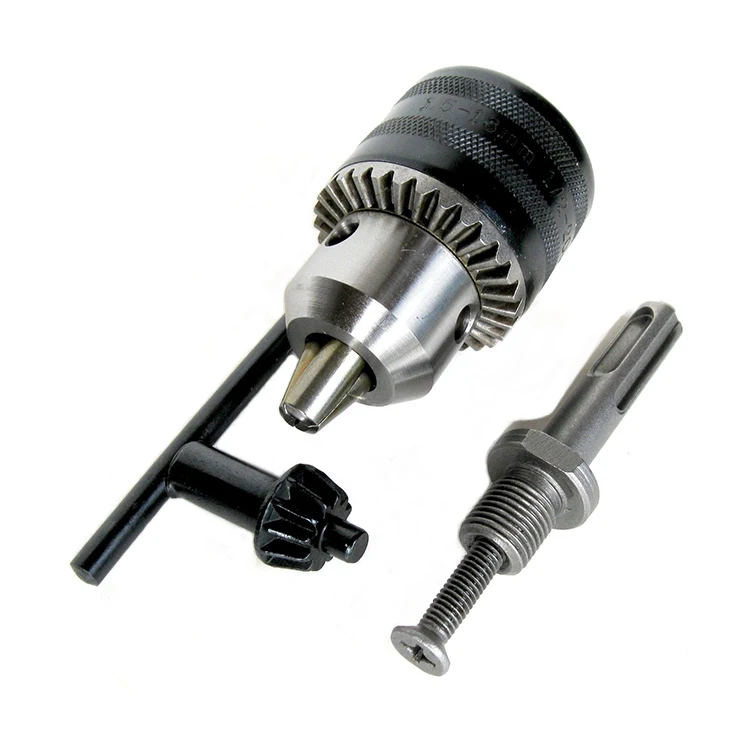 SDS Plus to Drill Chuck Adapter for 1/2 and 3/8 in. 3-Jaw Chuck