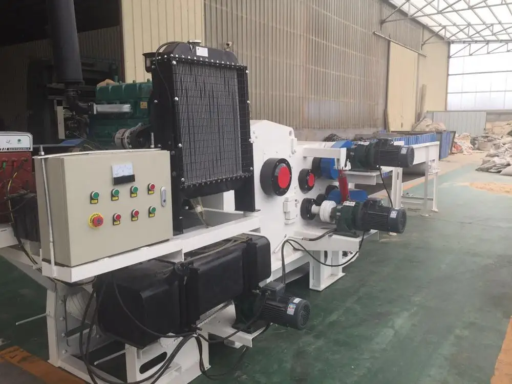 YMPJ216 218 2113 High Quality Drum Chipper Shredder Biomass Diesel Engine Biomass Wood Mobile Chipper