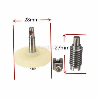 MMS anti-wear worm steel/aluminum/copper/brass/worm gear