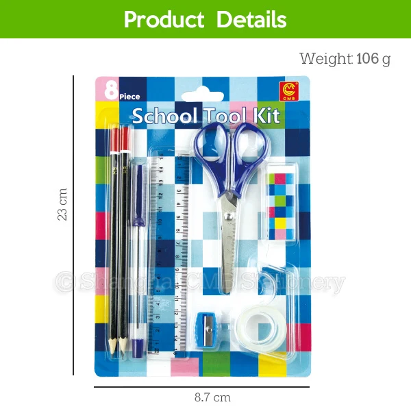 Back to School stationery items names