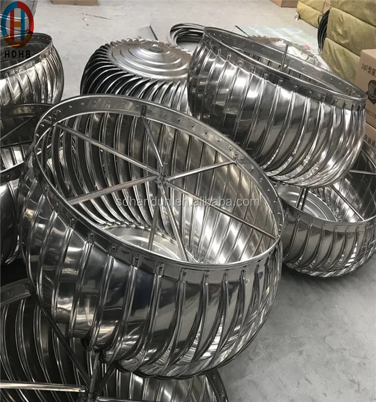 Roof Type Installed 16Inch SS304 Whirlybird Turbine Ventilator