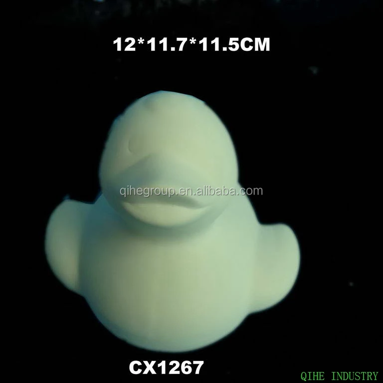 Unpainted Miniature Ceramic Reindeer Figurines White Ceramic Bisque