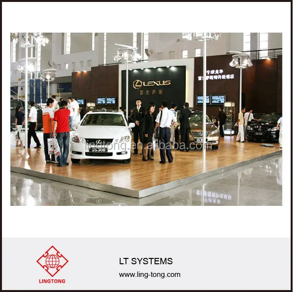 Exhibition Wooden Flooring for booth and stand compatible with LT-system