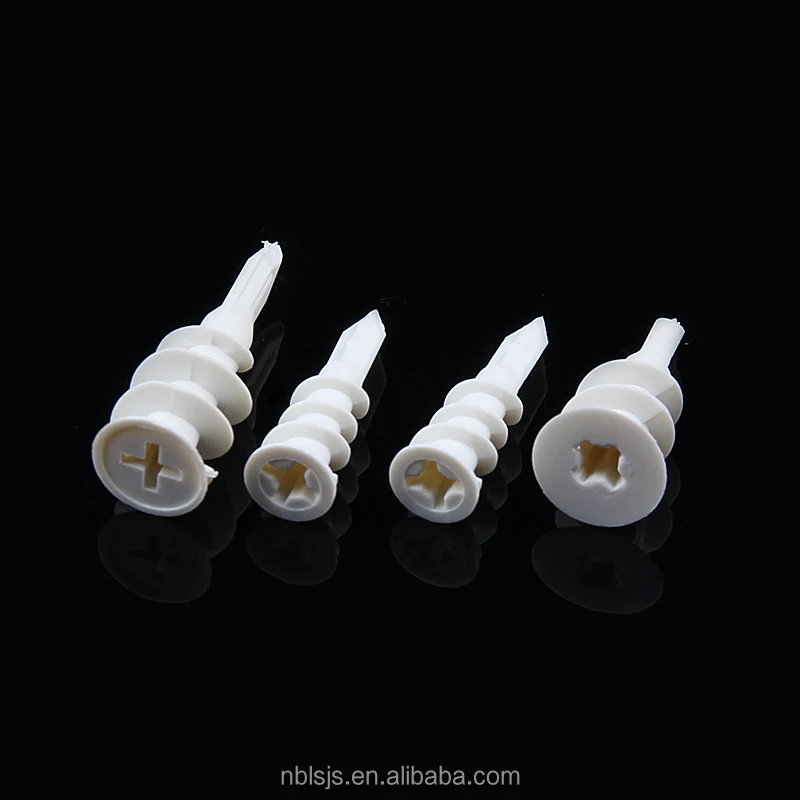 Nylon Self-drilling Anchor with One Point For Plasterboard concrete plastic fixing anchor M13x42